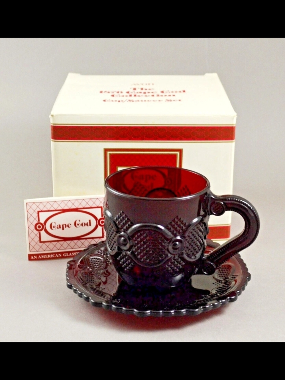 NEW! Avon Collectible Vintage Cape Cod Cup & Saucer Set